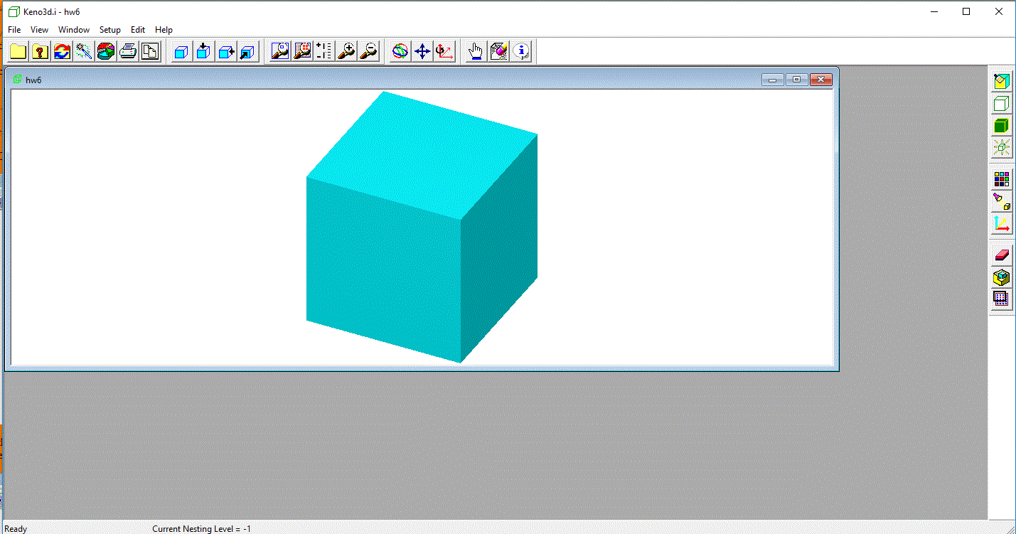 KENO3D view