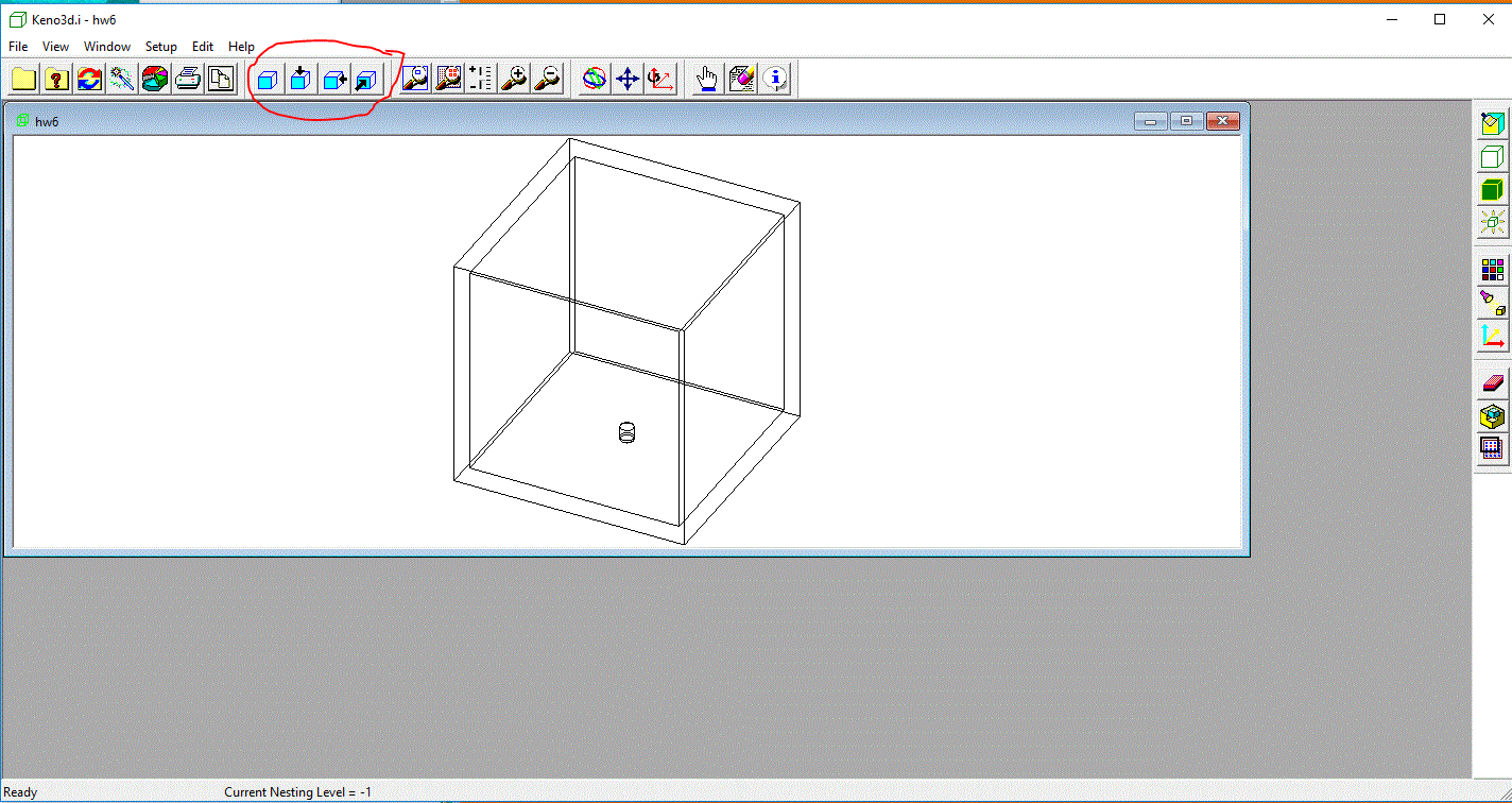 KENO3D view