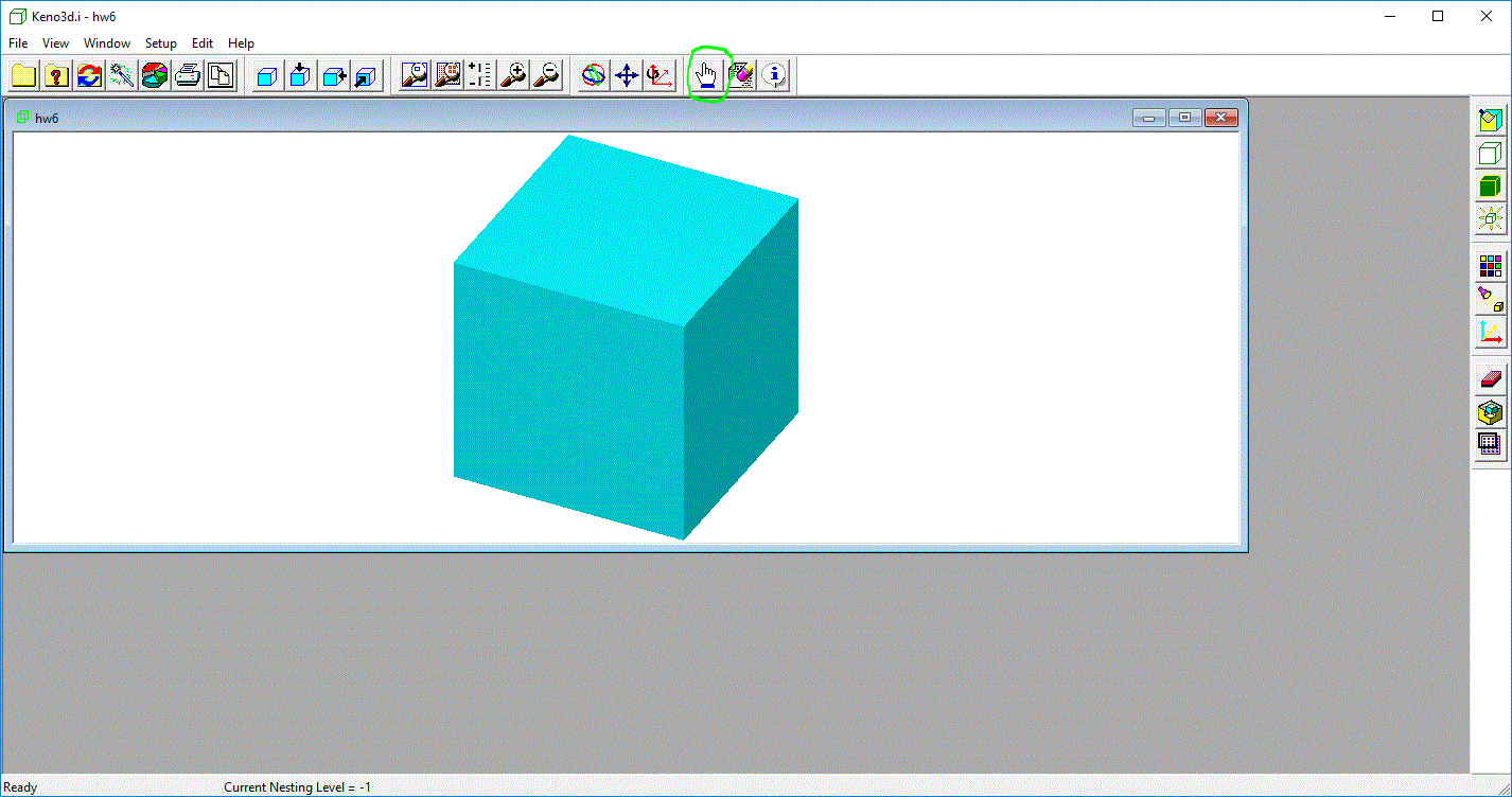 KENO3D view